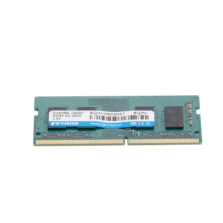Yvonne DDR4 NB 4GB 2400MHz 1.2V Laptop PC Memory RAM