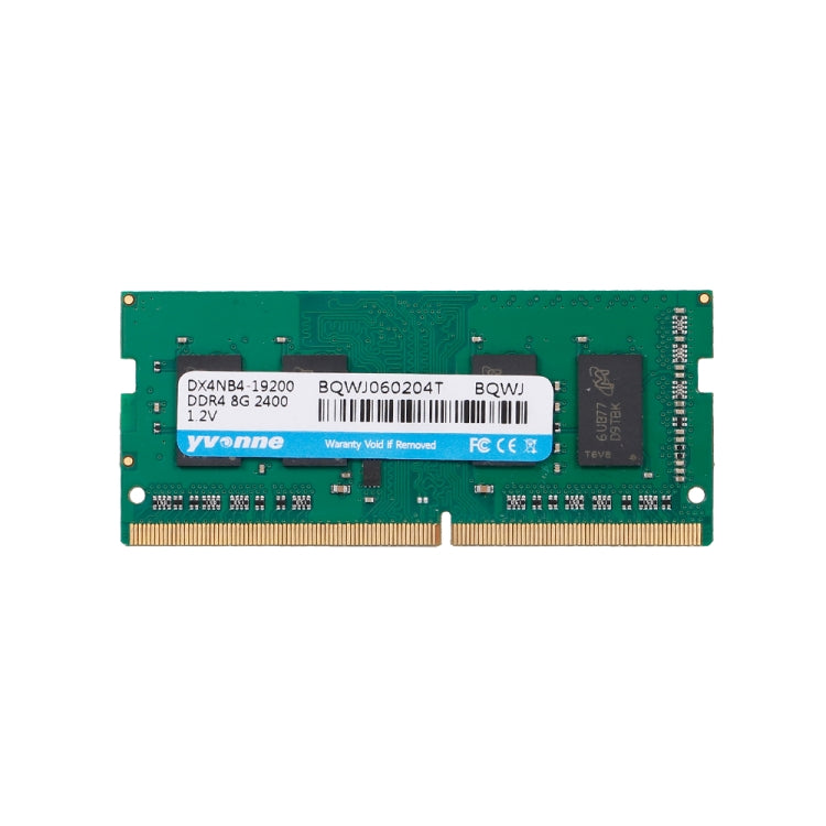 Yvonne DDR4 NB 8GB 2400MHz 1.2V Laptop PC Memory RAM