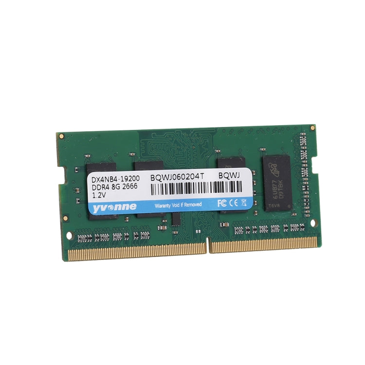 Yvonne DDR4 NB 8GB 2400MHz 1.2V Laptop PC Memory RAM