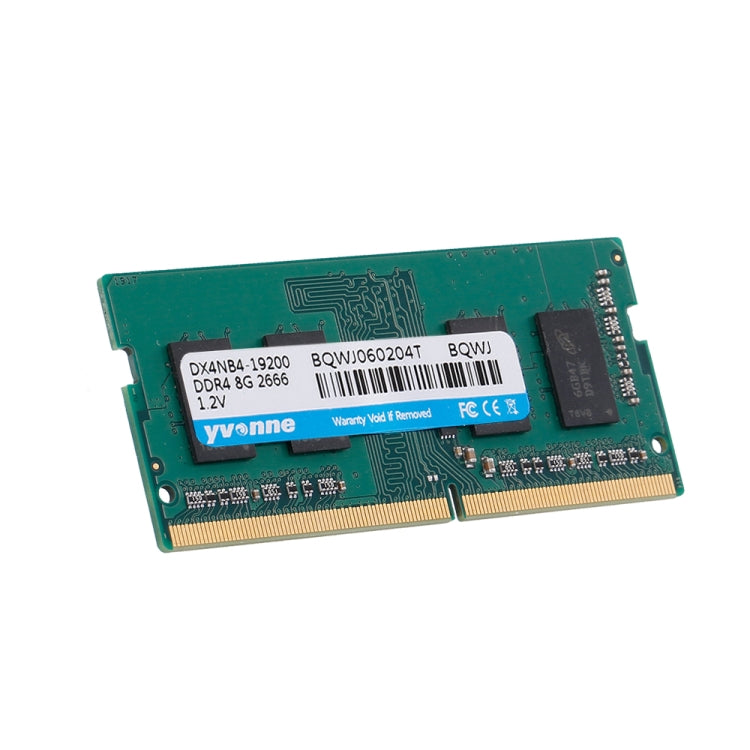 Yvonne DDR4 NB 8GB 2666MHz 1.2V Laptop PC Memory RAM