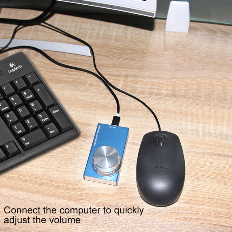 Aimos AM-UH003 Micro USB Volume Control Speaker Audio Volume Controller Knob with 3 USB Ports HUB, Support Windows System & Mac System PC Computer / USB Devices