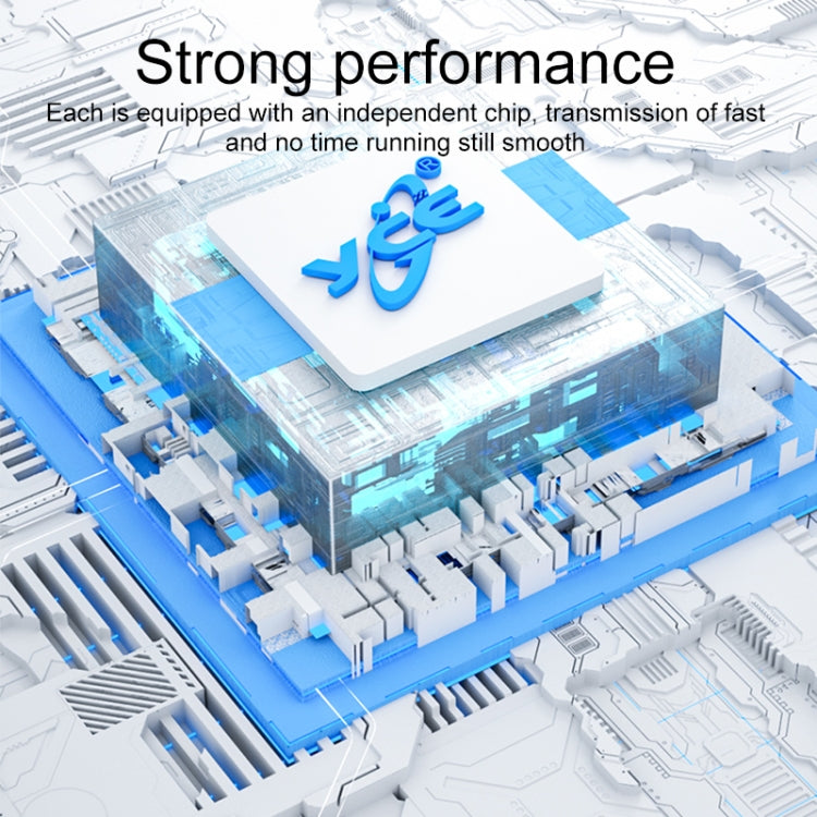 V252A 4 in 1 USB to USB Docking Station HUB Adapter