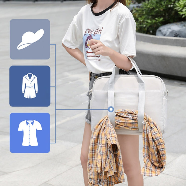 Creative Hanging Belt Silver Laptop Bag, Size: 15.6 Inches