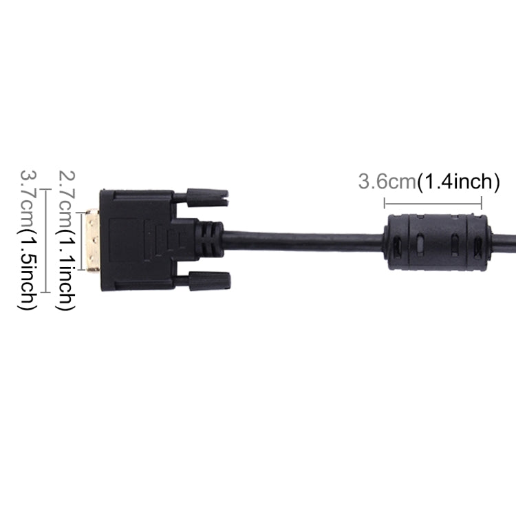 2m Dual Link 24+5 Pin Male to 24+5 Male DVI Video Cable