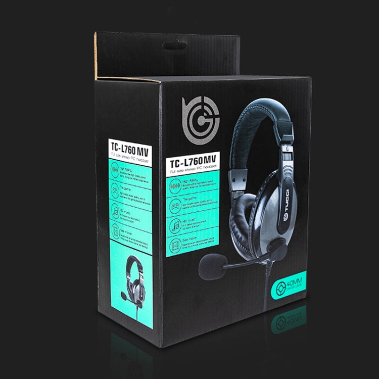 TUCCI TC-L760MV Stereo PC Gaming Headset with Microphone