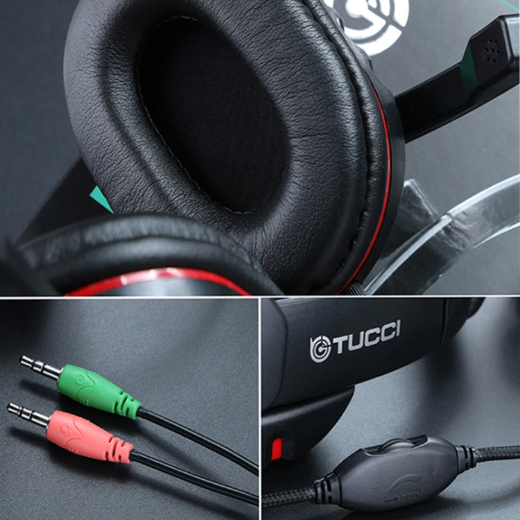 TUCCI X6 Super Bass Stereo PC Gaming Headset with Microphone