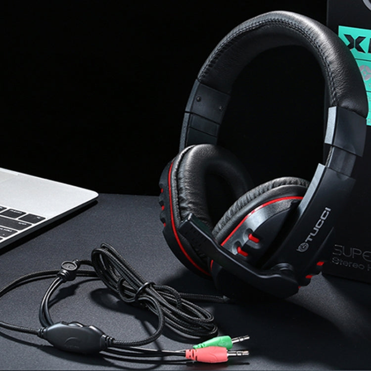 TUCCI X6 Super Bass Stereo PC Gaming Headset with Microphone