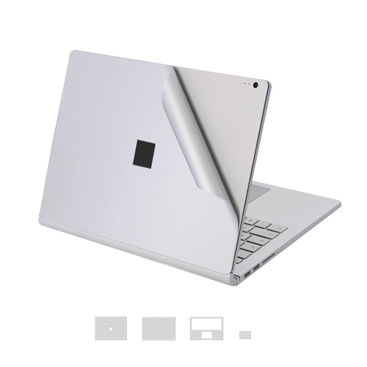 4 in 1 Notebook Shell Protective Film Sticker Set for Microsoft Surface Book 13.5 inch