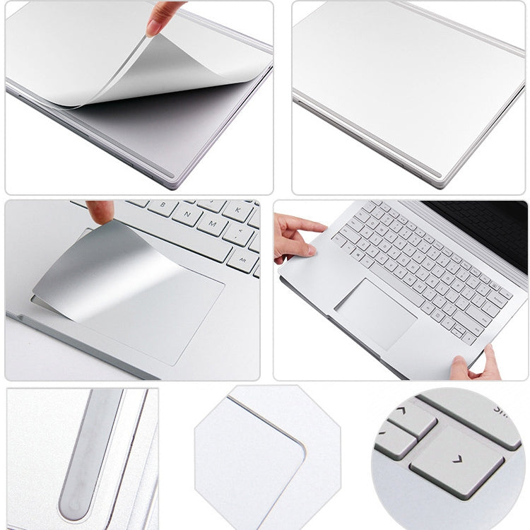 4 in 1 Notebook Shell Protective Film Sticker Set for Microsoft Surface Book 2 13.5 inch (i7)
