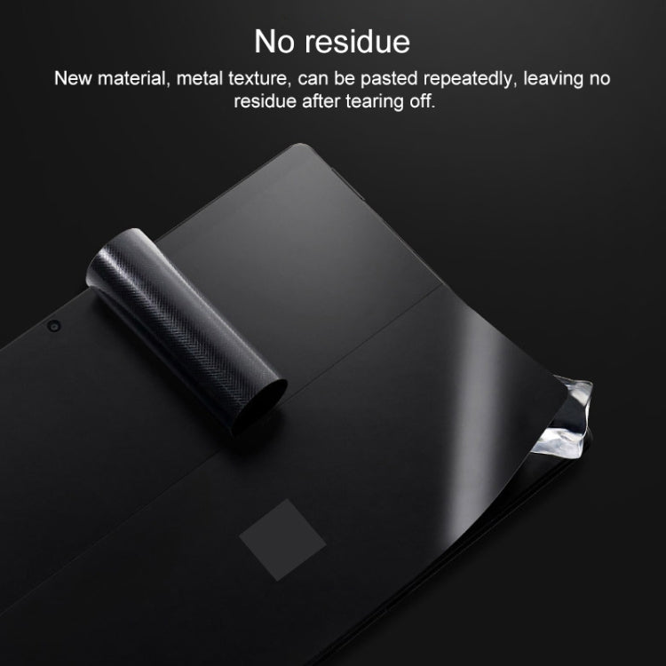 Tablet PC Shell Protective Back Film Sticker for Microsoft Surface Pro X (Black)