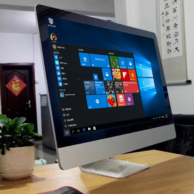 Y105 Desktop Computer PC, 23.8 inch, CoRE-I5_7440HQ, 8GB+128GB, Windows 10, Intel HD Graphics 630 CoRE-I5_7440HQ Quad Core 2.8~3.8GHz, WiFi, RJ45(Silver)