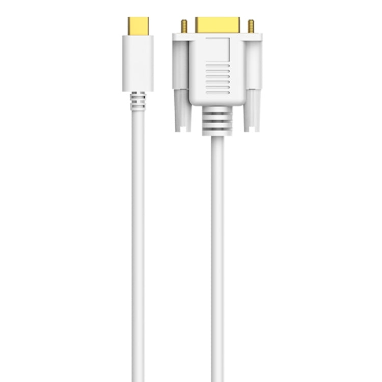 H8 USB-C / Type-C to VGA Multi-function Converter Cable, Cable Length: 1.8m (White)