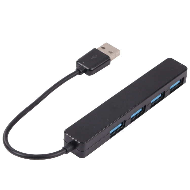 U-111 4 in 1 USB to 4 USB Ports HUB Docking Station(Black)