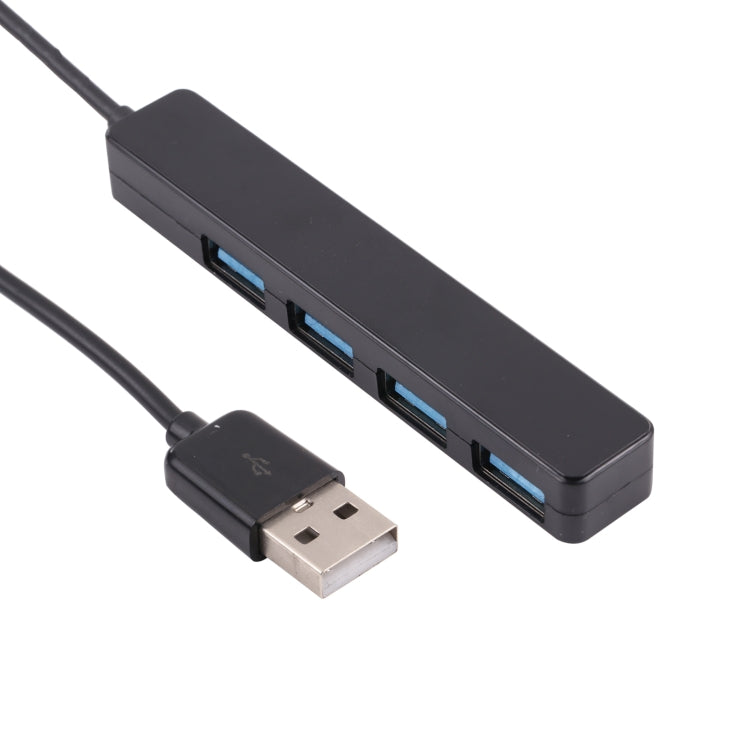 U-111 4 in 1 USB to 4 USB Ports HUB Docking Station(Black)