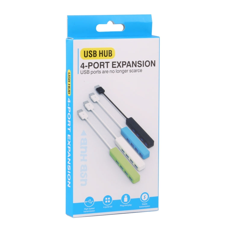 U-111 4 in 1 USB to 4 USB Ports HUB Docking Station(Black)