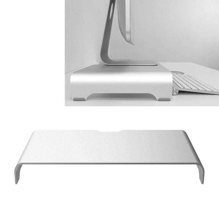 Universal Aluminum Alloy Single-layer Laptop Stand with Storage Function, Size: 50 x 22 x 6cm, Thickness: 4mm