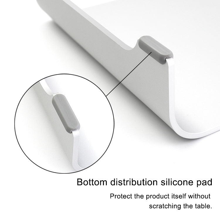 Universal Aluminum Alloy Single-layer Laptop Stand, Size: 38 x 22 x 6cm, Thickness: 3mm