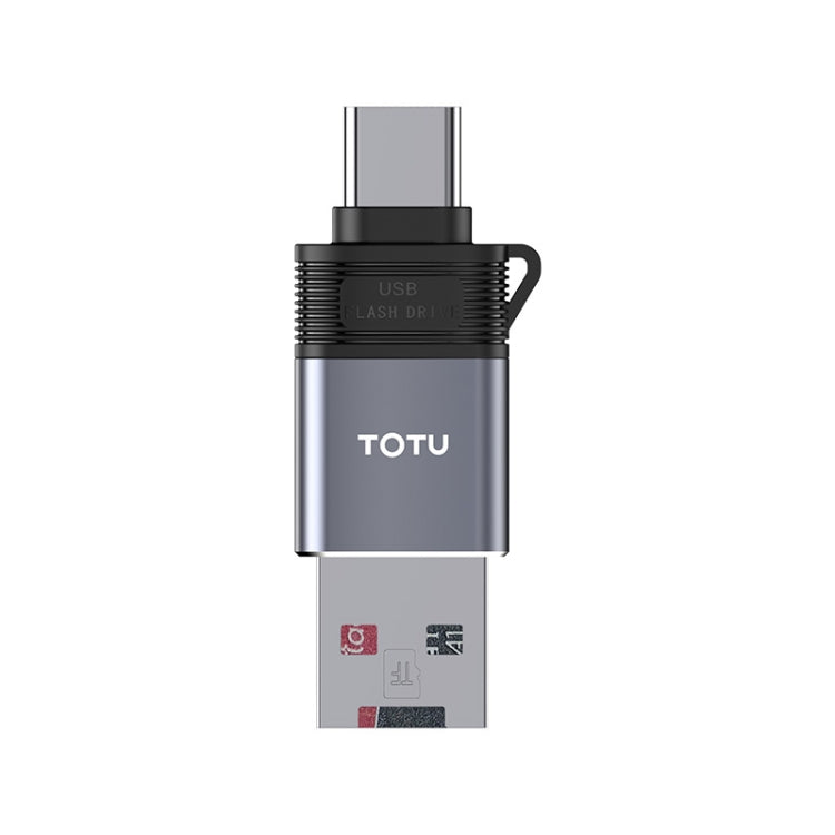 TOTUDESIGN FGCR-007 USB-C / Type-C to USB 2 in 1 Card Reader