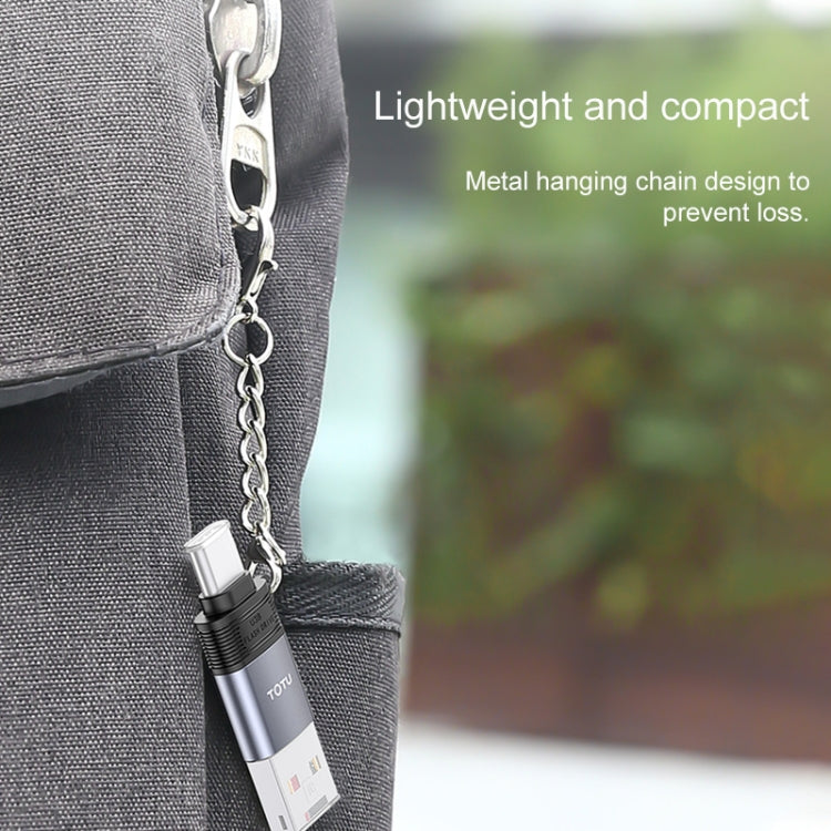 TOTUDESIGN FGCR-007 USB-C / Type-C to USB 2 in 1 Card Reader