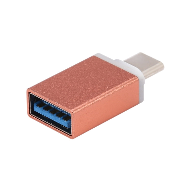 USB-C / Type-C 3.1 Male to USB 3.0 Female OTG Data / Charger Adapter for MacBook 12 inch, Chromebook Pixel 2015, Huawei 6P, LG 5X, Google 5X / 6P, Letv 1S / Le 1 Pro, Xiaomi 4C, Microsoft Lumia 950(Rose Gold)