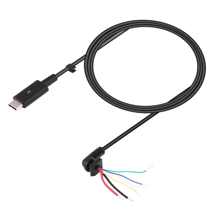 USB-C / Type-C Male Power Welding Cable for Laptops with LED Light