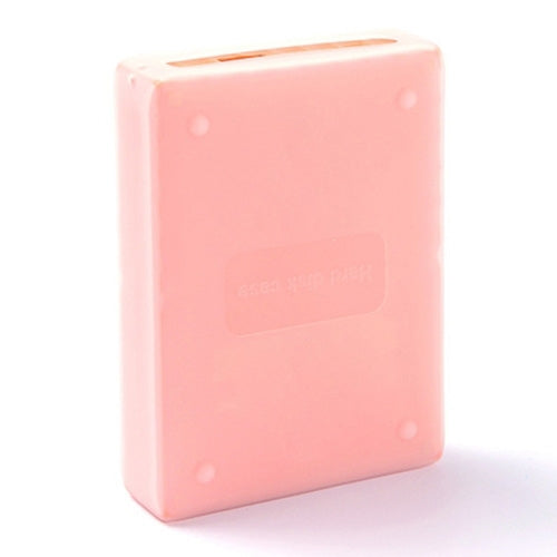 2 PCS 2.5 inch Scratch-resistant All-inclusive Portable Hard Drive Silicone Case for WD My Passport 1TB Portable Hard Drive, without Vents(Pink)