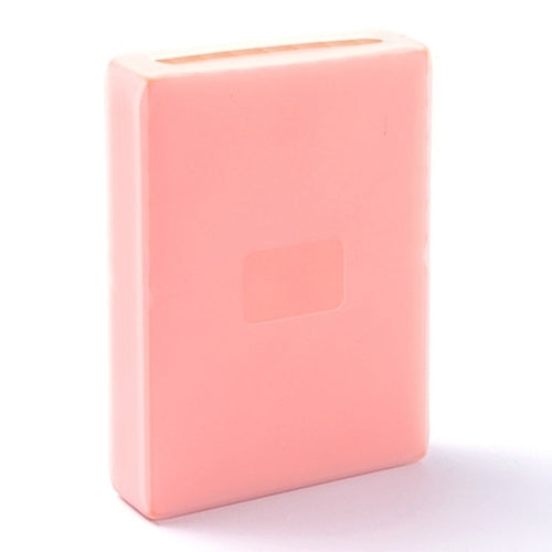 2 PCS 2.5 inch Scratch-resistant All-inclusive Portable Hard Drive Silicone Case for WD My Passport 1TB Portable Hard Drive, without Vents(Pink)