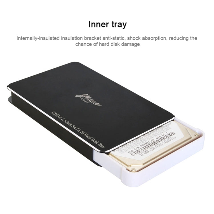 SATA 2.5 inch USB3.0 Interface External Solid State Drive Enclosure for Laptops