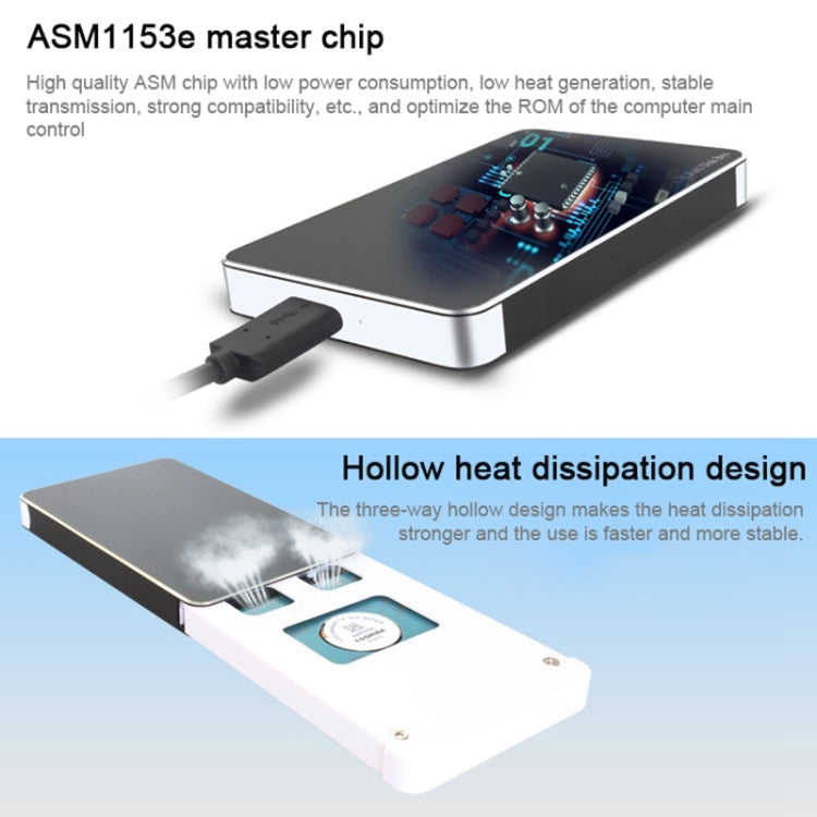 SATA 2.5 inch USB3.0 Interface External Solid State Drive Enclosure for Laptops