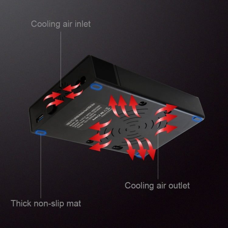 Universal SATA 2.5 / 3.5 inch USB3.0 Interface External Solid State Drive Enclosure for Laptops / Desktop Computers, The Maximum Support Capacity: 10TB