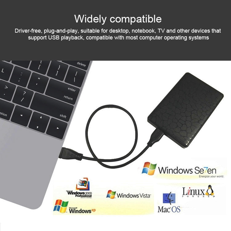 IT-CEO IT-713 2.5 inch Micro B SATA Interface Push-cover HDD Enclosure