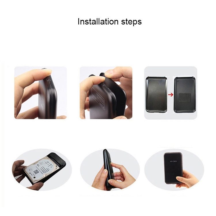 IT-CEO IT-700C 2.5 inch USB-C / Type-C SATA Interface SSD Enclosure, The Maximum Support Capacity: 6TB