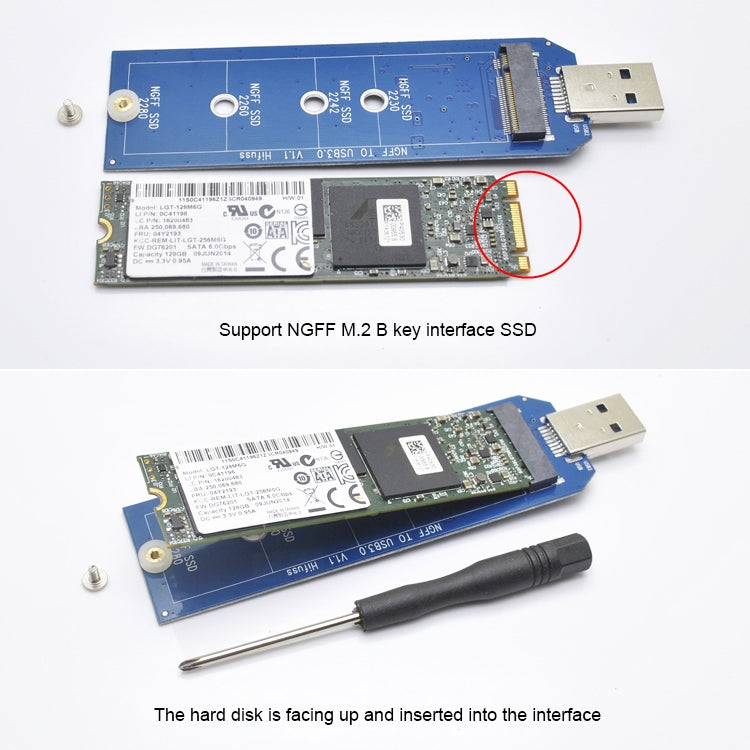 M.2 NGFF SSD to USB 3.0 Solid State Drive Conversion Box