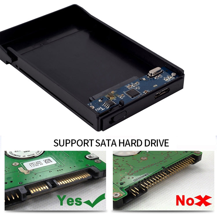 Tool-free 2.5 inch USB 3.0 SATA Interface HDD Enclosure