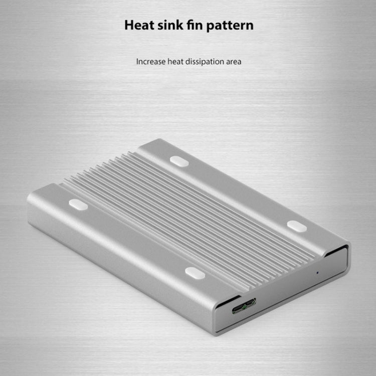 Blueendless U23Q SATA 2.5 inch Micro B Interface HDD Enclosure with Micro B to USB Cable, Support Thickness: 12.5mm or less