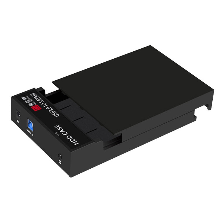 RSH-319 SATA 2.5 / 3.5 inch USB 3.0 Interface Horizontal Type HDD Enclosure, The Maximum Support Capacity: 8TB