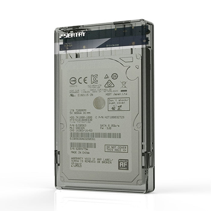 SEATAY HD213 Tool Free Screwless SATA 2.5 inch USB 3.0 Interface HDD Enclosure, The Maximum Support Capacity: 2TB