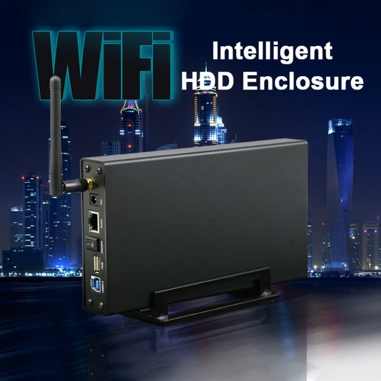 SATA 3.5 inch USB 3.0 Interface Wireless HDD Enclosure