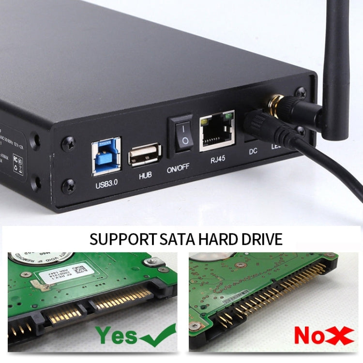 SATA 3.5 inch USB 3.0 Interface Wireless HDD Enclosure