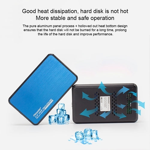 OImaster EB-2506U3 SATA USB 3.0 Interface HDD Enclosure for Laptops, Support Thickness: 7.0-12.5mm