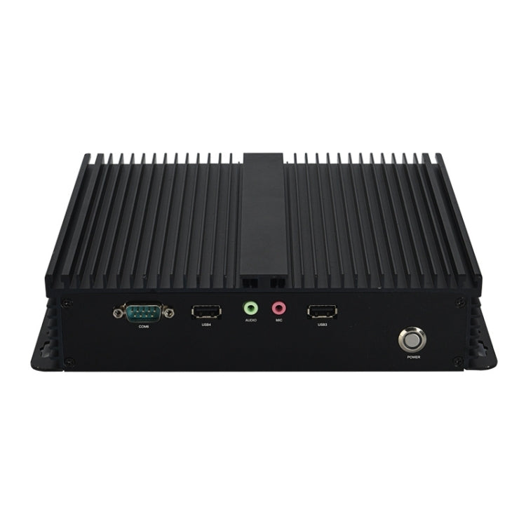 Fanless Mini Industrial Control PC with 6 COM Ports & 6 USB Ports & RJ45 Network Port, 2GB+24GB, Intel Celeron 1037U 1.8GHz(Black)
