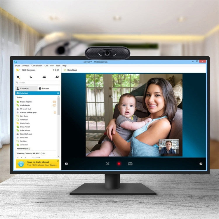 HD 1080P USB Camera WebCam with Microphone