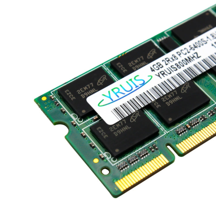 YRUIS DDR2 800MHz 4GB PC2-800/6400 Memory RAM Module for Laptop