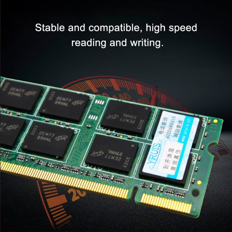 YRUIS DDR2 800MHz 4GB PC2-800/6400 Memory RAM Module for Laptop