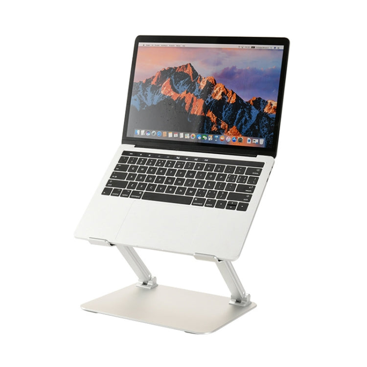Adjustable Height Laptop Stand Aluminum Alloy Notebook Cooling Platform Holder, Style: Ordinary