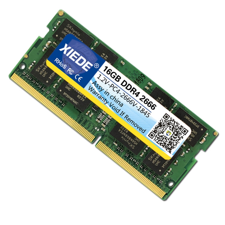 XIEDE Hynix Chip DDR4 2666MHz 2667MHz 16GB Memory RAM Module for Laptop