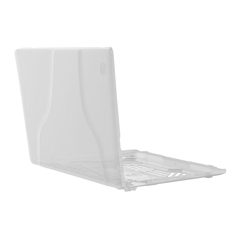 Split Waterproof PC Crystal Laptop Protective Case for Huawei MateBook 13 inch, with Stand & Handle