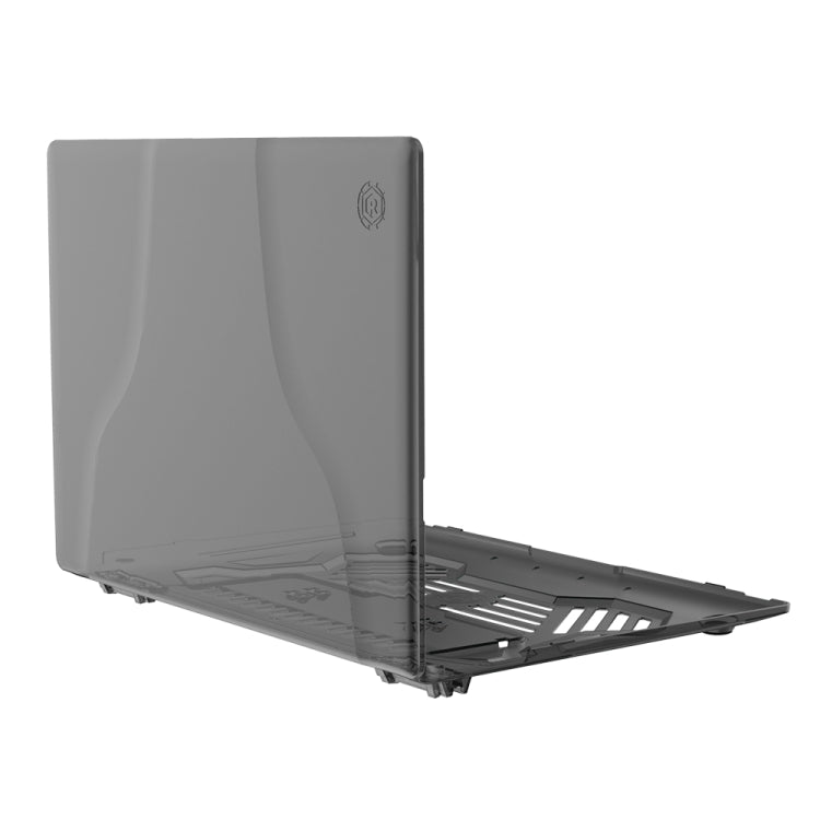 Split Waterproof PC Crystal Laptop Protective Case for Huawei MateBook X Pro, with Stand & Handle