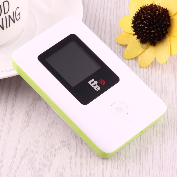 D6 100Mbps 4G LTE Wireless WiFi Router with LCD Screen, Sign Random Delivery(White)