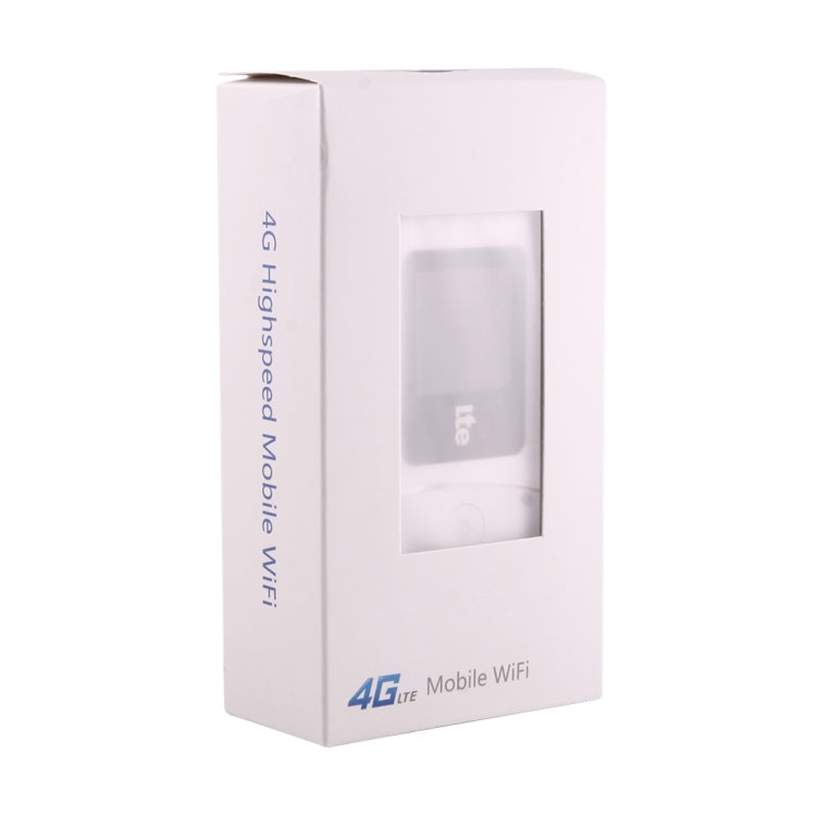 D6 100Mbps 4G LTE Wireless WiFi Router with LCD Screen, Sign Random Delivery(White)